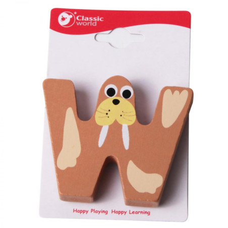 CLASSIC WORLD Medinė raidė W