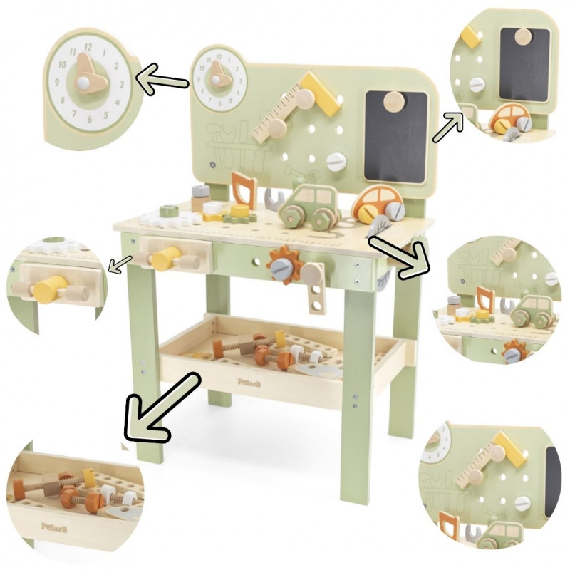 VIGA PolarB medinės "pasidaryk pats" dirbtuvės