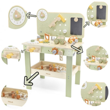 VIGA PolarB medinės "pasidaryk pats" dirbtuvės VIGA PolarB medinės "pasidaryk pats" dirbtuvės