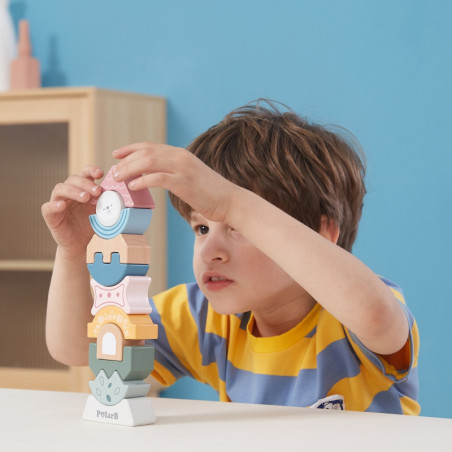 Деревянная балансирующая башня-головоломка VIGA PolarB