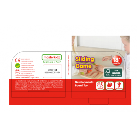 MASTERKIDZ mokomoji lenta Montessori labirintas stumdomas žaidimas