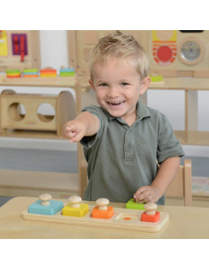 MASTERKIDZ Montessori dydžio ir spalvų mokymosi dėlionė 2