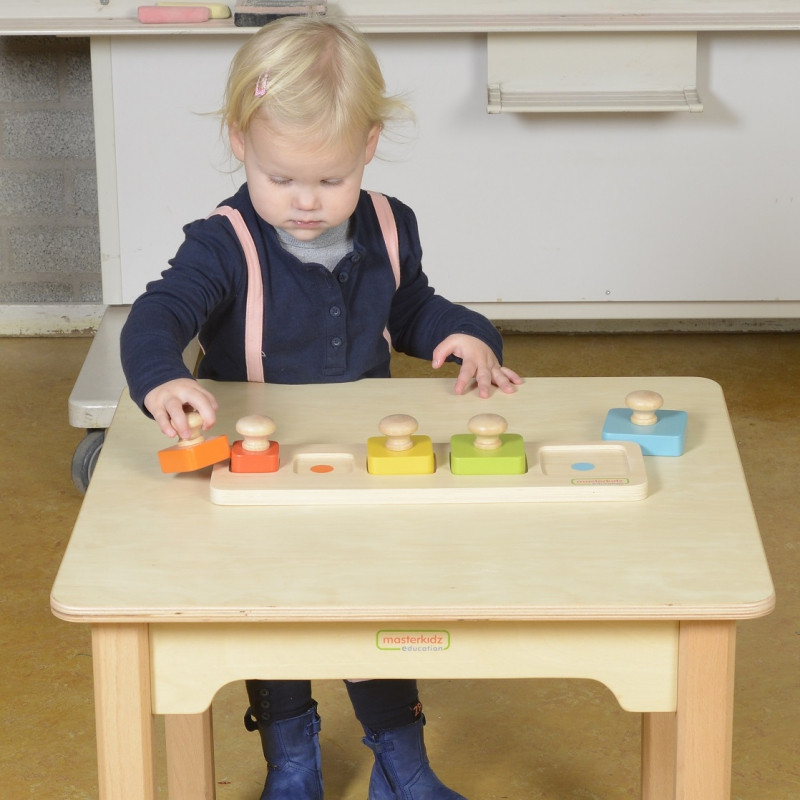 MASTERKIDZ Монтессори-головоломка «Размеры и цвета»