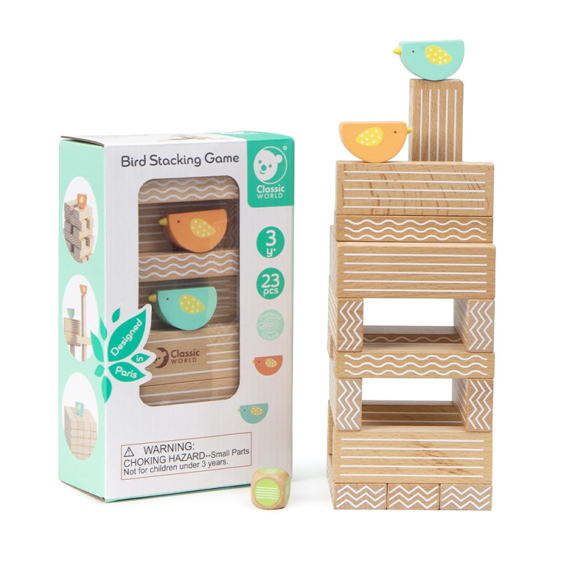 CLASSIC WORLD Развивающая игра: Собери птиц 23 шт.