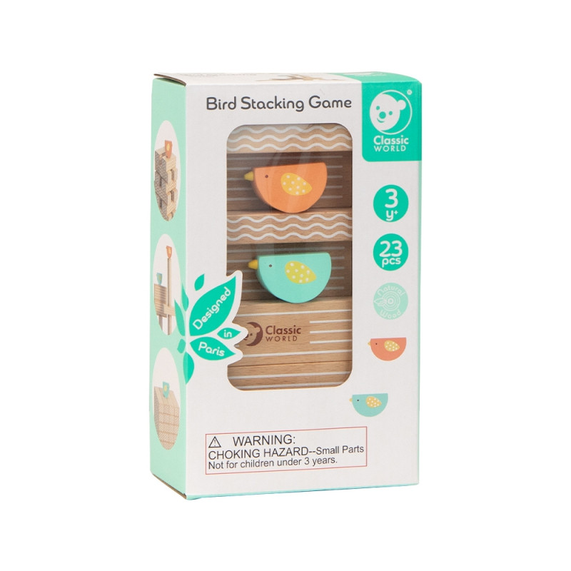 CLASSIC WORLD Развивающая игра: Собери птиц 23 шт.