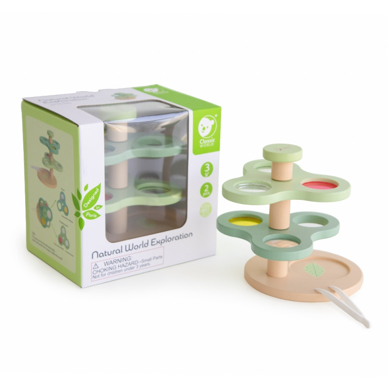 CLASSIC WORLD Микроскоп-лупа 2-в-1 для детей, изучающих мир природы