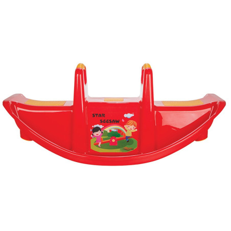 WOOPIE Multiplayer Rocker STAR Lygiavertis Swing Red WOOPIE Multiplayer Rocker STAR Lygiavertis Swing Red