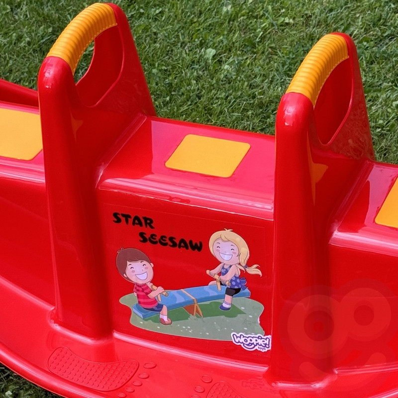 WOOPIE Multiplayer Rocker STAR Lygiavertis Swing Red