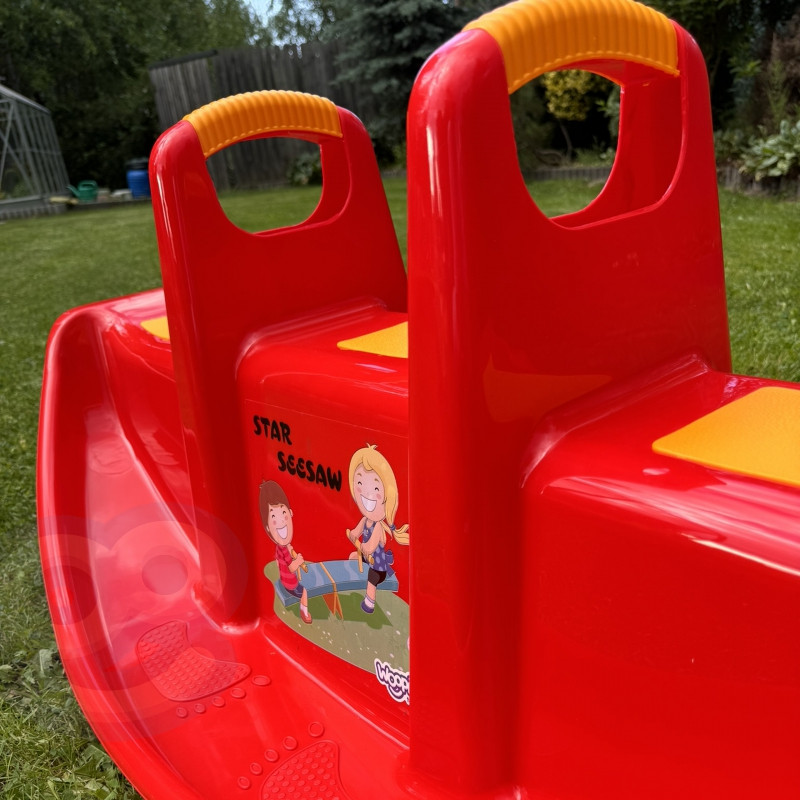 WOOPIE Multiplayer Rocker STAR Lygiavertis Swing Red