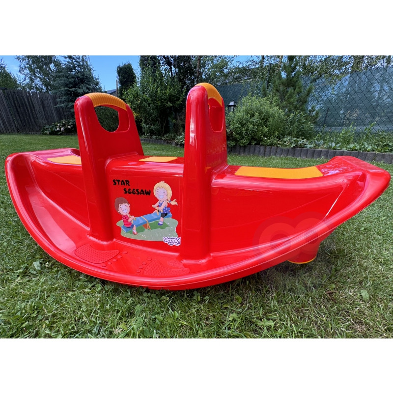 WOOPIE Multiplayer Rocker STAR Lygiavertis Swing Red