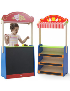 VIGA 2-в-1: кинотеатр и продуктовый магазин