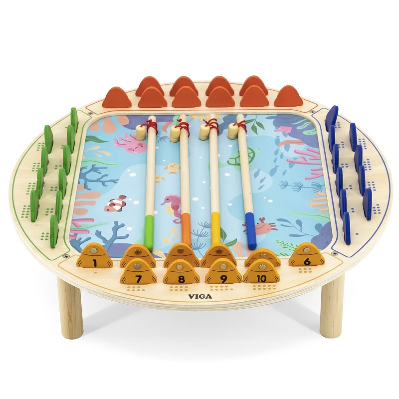 Деревянная рыболовная игра VIGA FSC