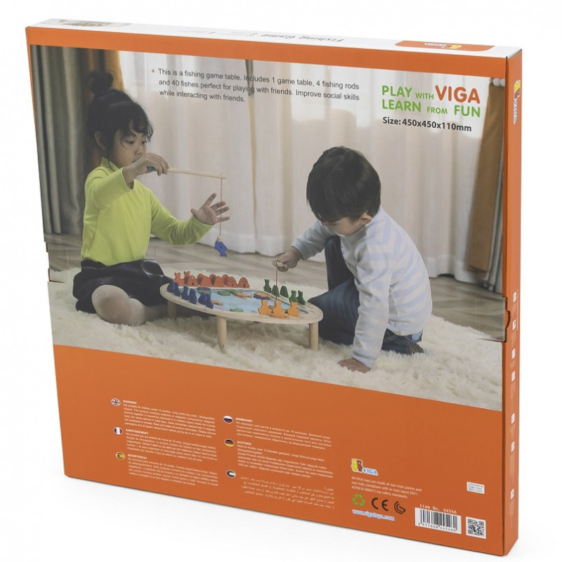 Деревянная рыболовная игра VIGA FSC