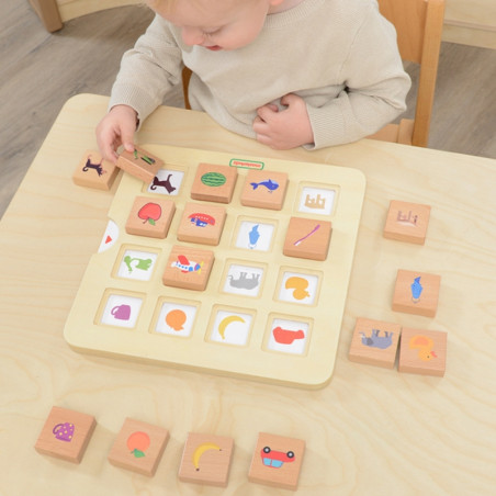 MASTERKIDZ Match Shadows Pairing Objektų atpažinimas Montessori