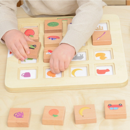 MASTERKIDZ Match Shadows Pairing Objektų atpažinimas Montessori