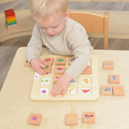 MASTERKIDZ Match Shadows Pairing Objektų atpažinimas Montessori