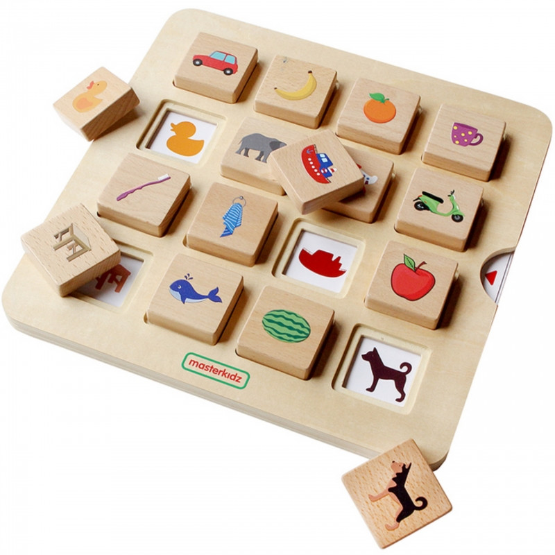 MASTERKIDZ Игра «Тени в паре» Монтессори-игра «Распознавание предметов»
