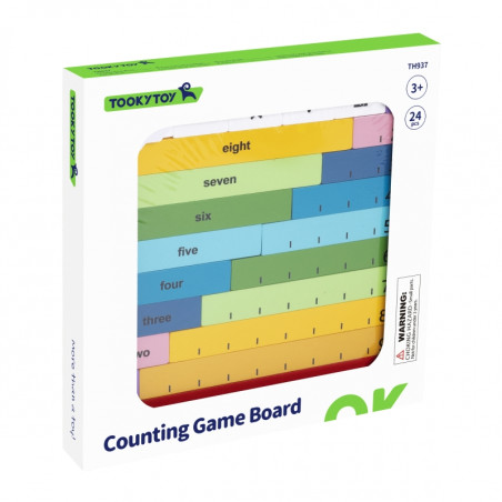 TOOKY TOY medinė matematikos lenta mokymosi skaičiavimo abakas