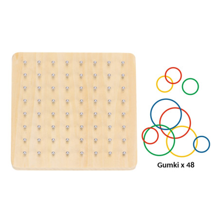 WOOPIE GREEN Geoplan guminėms juostoms Medinė dėlionė 69 vnt. FSC sertifikuota