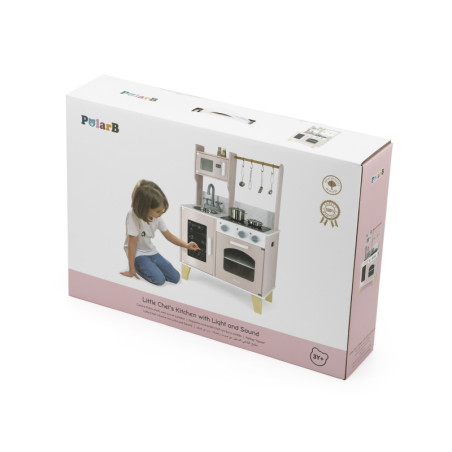 VIGA PolarB medinės virtuvės šviesos garsas + priedai VIGA PolarB medinės virtuvės šviesos garsas + priedai