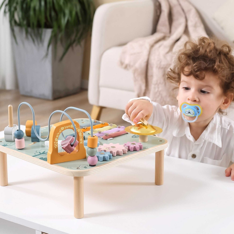 VIGA PolarB stalo edukacinis stalas Loop cimbolai Montessori Sensory