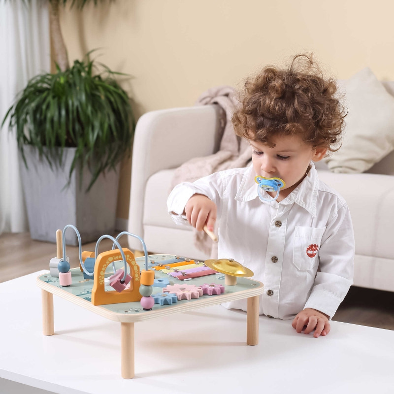VIGA PolarB stalo edukacinis stalas Loop cimbolai Montessori Sensory