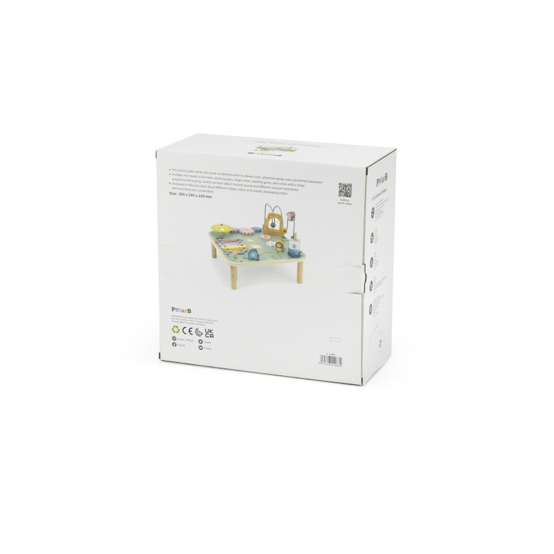 VIGA PolarB stalo edukacinis stalas Loop cimbolai Montessori Sensory