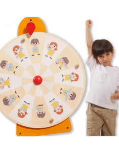 VIGA sieninės lentos ratas Parodykite emocijas FSC Montessori sertifikatas