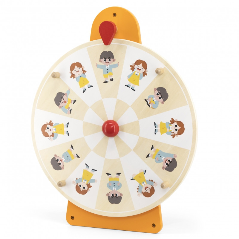VIGA sieninės lentos ratas Parodykite emocijas FSC Montessori sertifikatas