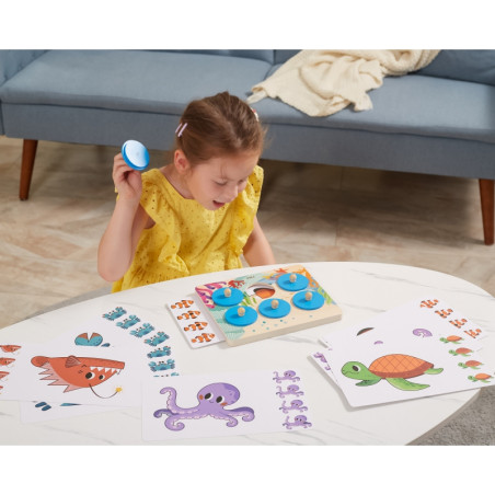 VIGA Game Compare Найди отличия Морские животные