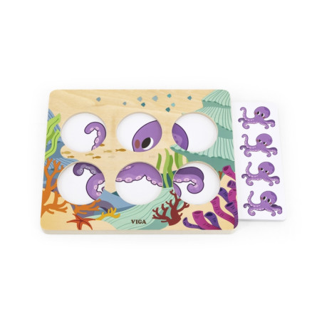 VIGA Game Compare Найди отличия Морские животные