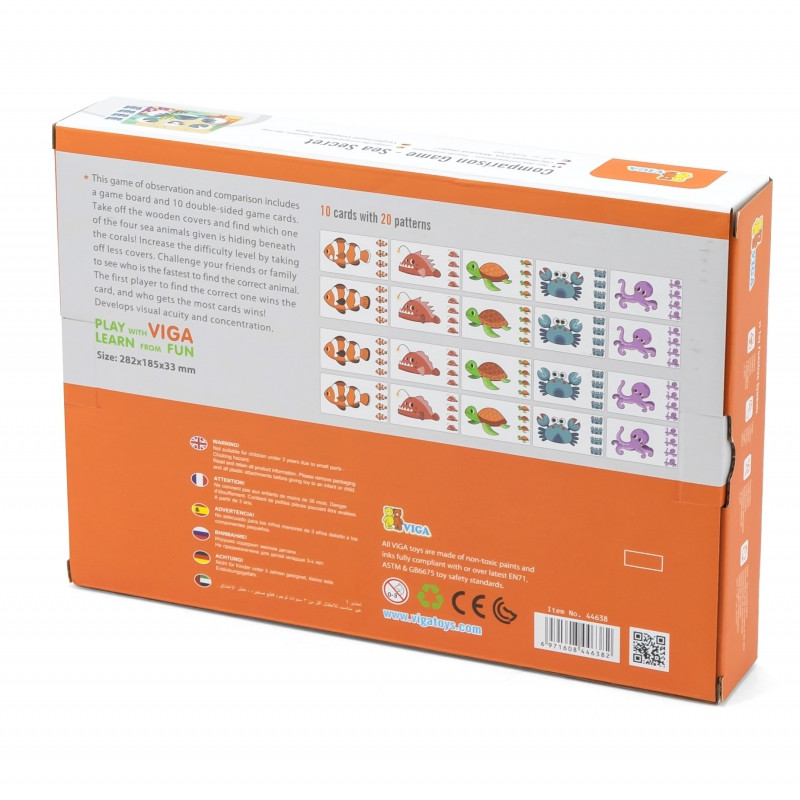 VIGA Game Compare Найди отличия Морские животные