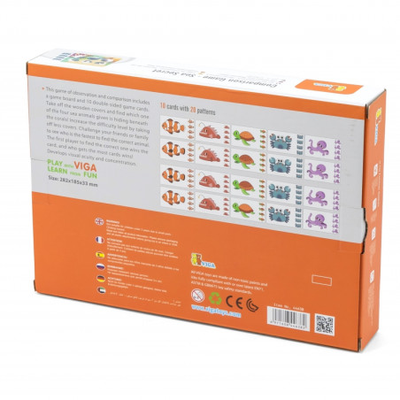 VIGA Game Compare Найди отличия Морские животные