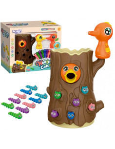 WOOPIE Магнитная аркадная игра «Поймай жука»: 2 дятла + 10 жуков