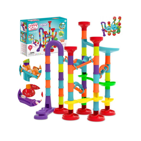 WOOPIE Kulodrom rutulinių takelių rinkinys spiralė 76 vnt. WOOPIE Kulodrom rutulinių takelių rinkinys spiralė 76 vnt.