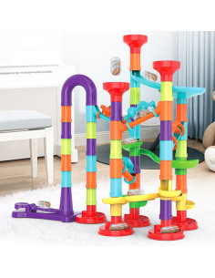 WOOPIE Kulodrom rutulinių takelių rinkinys spiralė 76 vnt. 2