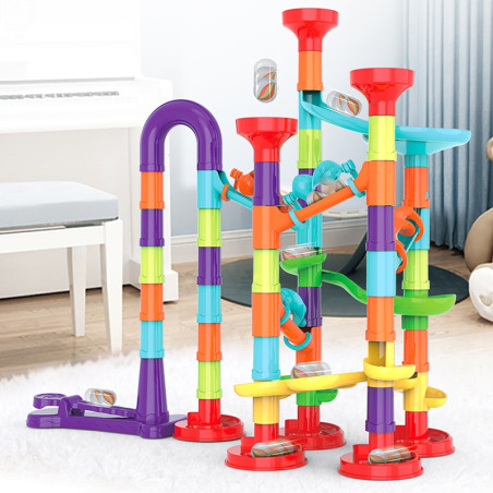 WOOPIE Kulodrom rutulinių takelių rinkinys spiralė 76 vnt. WOOPIE Kulodrom rutulinių takelių rinkinys spiralė 76 vnt.