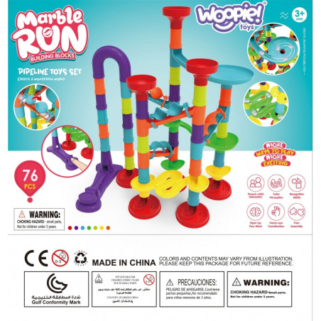 WOOPIE Kulodrom rutulinių takelių rinkinys spiralė 76 vnt. WOOPIE Kulodrom rutulinių takelių rinkinys spiralė 76 vnt.