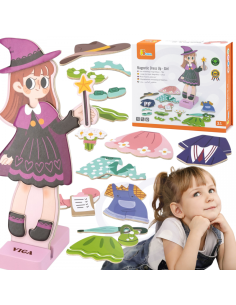 Деревянный магнитный развивающий пазл VIGA