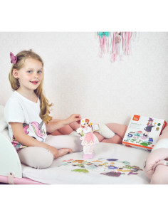 VIGA medinis magnetinis dėlionės švietimo Uzpost žaidimas 2