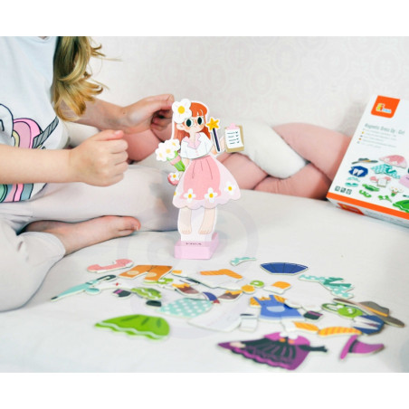 VIGA medinis magnetinis dėlionės švietimo Uzpost žaidimas