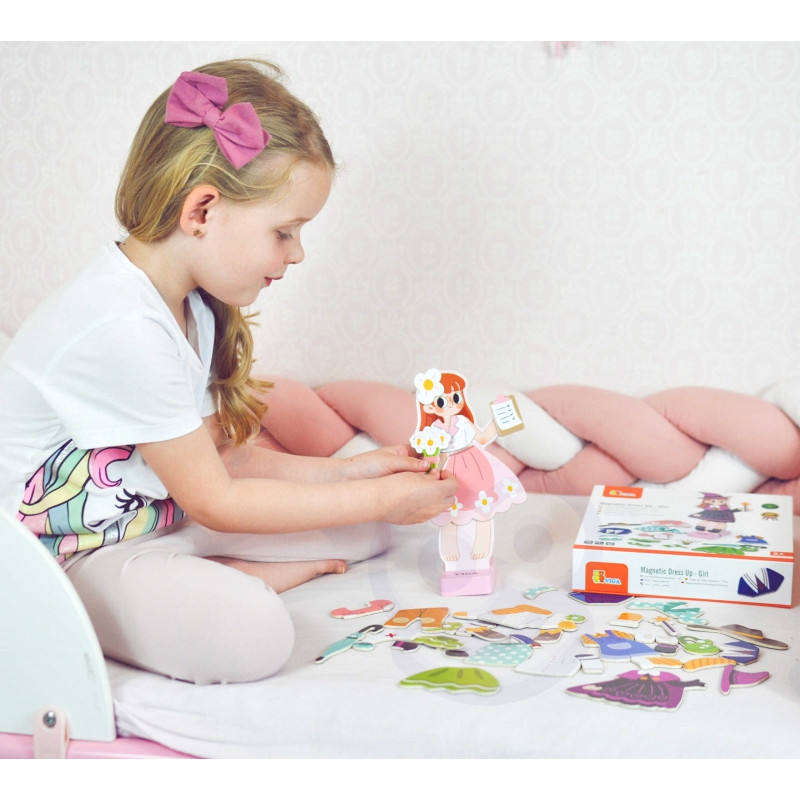 VIGA medinis magnetinis dėlionės švietimo Uzpost žaidimas