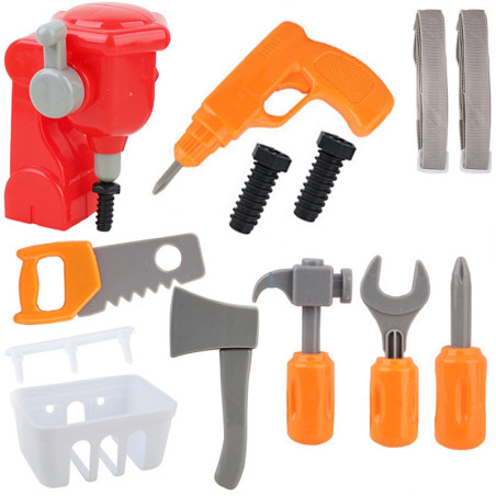 WOOPIE Набор для мастерской «Маленький мастер на все руки» в рюкзаке 18 предметов.