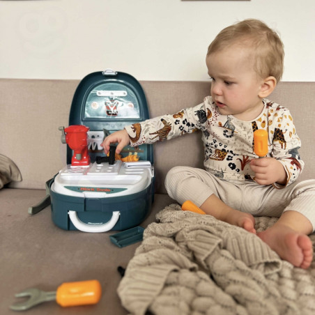 WOOPIE Набор для мастерской «Маленький мастер на все руки» в рюкзаке 18 предметов.