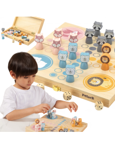 VIGA PolarB Medinis žaidimas Ludo kinų