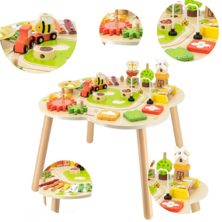 VIGA PolarB stalo edukacinio stalo užsiėmimai Piramidės cimbolai Montessori sensoriniai