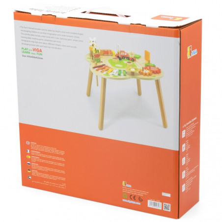 VIGA PolarB stalo edukacinio stalo užsiėmimai Piramidės cimbolai Montessori sensoriniai