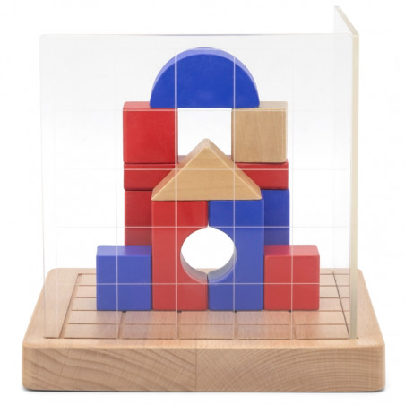 VIGA medinis statybos žaidimas 3D Montessori blokai VIGA medinis statybos žaidimas 3D Montessori blokai
