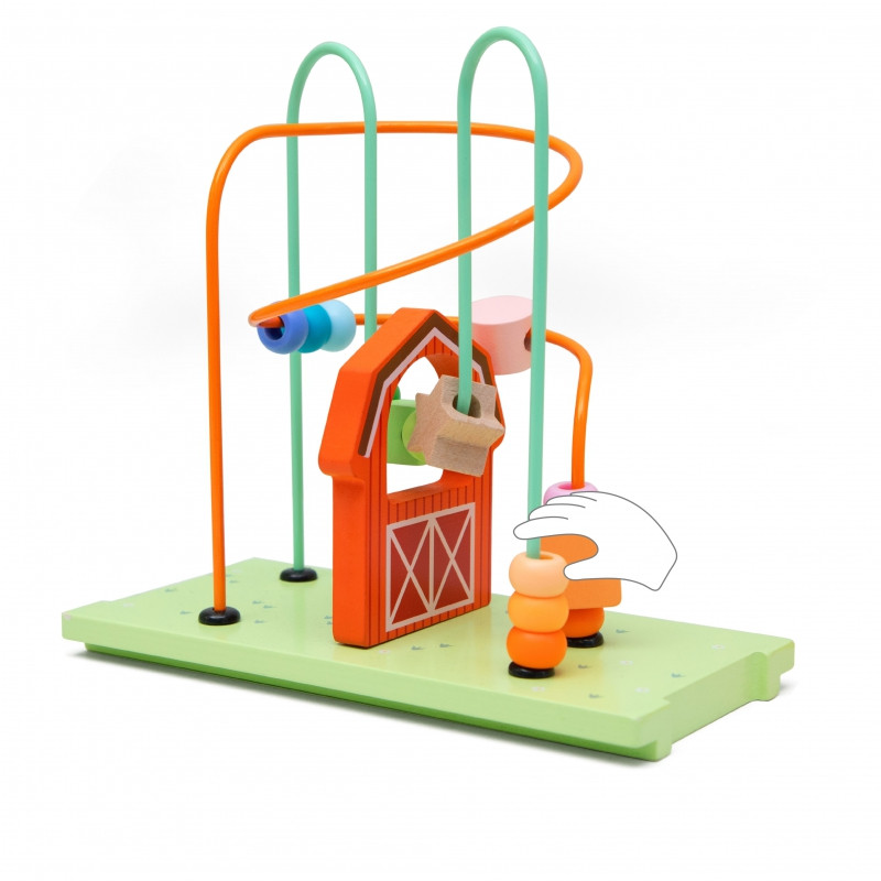 CLASSIC WORLD Montessori Cube 10 in 1 Happy Farm XXL