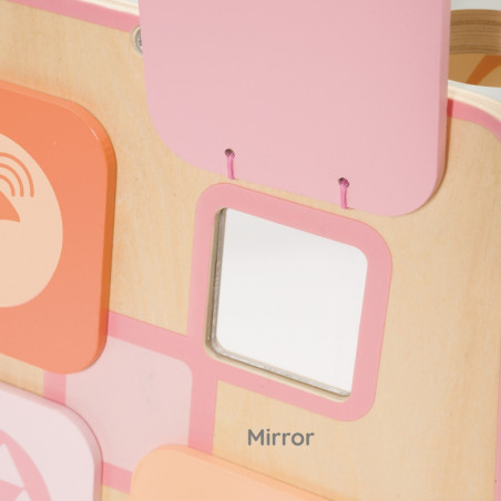 CLASSIC WORLD medinis sensorinis edukacinis kubas 6in1